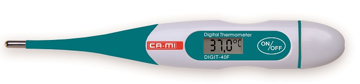 TERMOMETRO DIGITALE DIGIT 40F A 40 SECONDI CON PUNTA FLESSIBILE - Metafarm