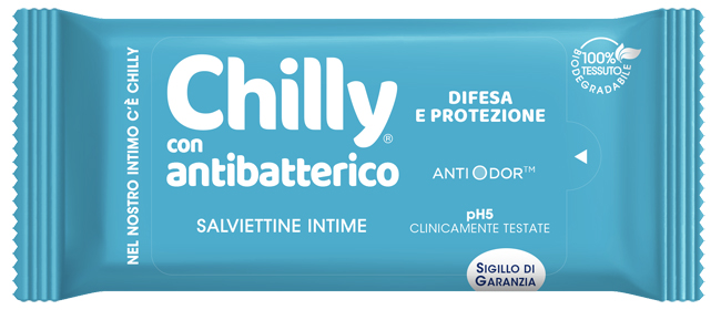 CHILLY SALVIETTE INTIME ANTIBATTERICHE 12 PEZZI - Metafarm