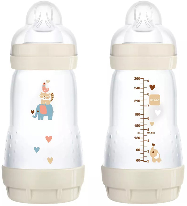 MAM BIBERON EASY START 260 ML 2+ TETTARELLA 2 NEUTRO - Metafarm