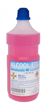 ALCOOL ETILICO DENATURATO 500 ML - Metafarm