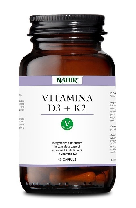 VITAMINA D3+K2 60 CAPSULE - Metafarm