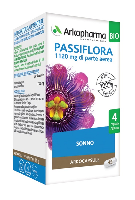ARKO CAPSULE PASSIFLORA 45 CAPSULE BIO - Metafarm