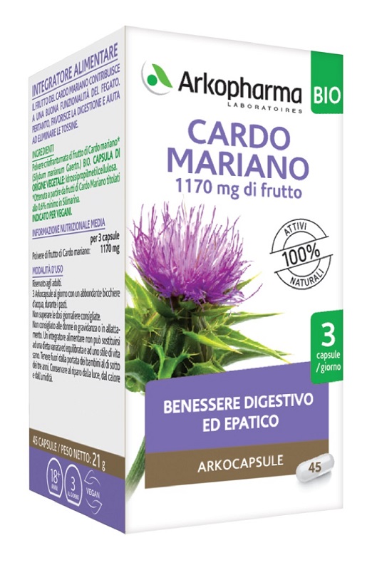ARKO CAPSULE CARDO MARIANO 45 CAPSULE BIO - Metafarm