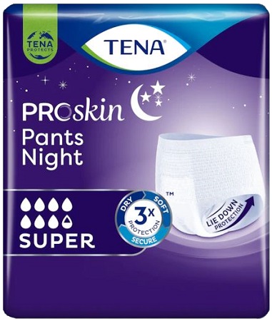 PANNOLONE PULL UP NOTTE TENA PANTS NIGHT M 10 PEZZI - Metafarm