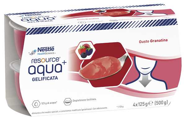 RESOURCE AQUA ACQUA GELIFICATA+GRENADA CUP 6 4X125 G - Metafarm