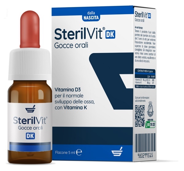 STERILVIT DK GOCCE 5 ML - Metafarm