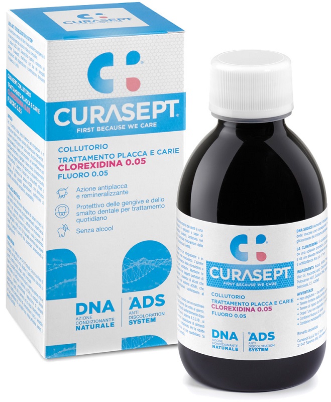 CURASEPT COLLUTORIO 0,05 ADS + DNA 200 ML - Metafarm