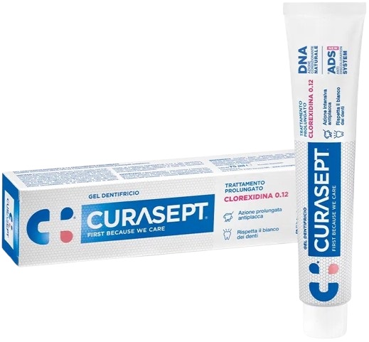 CURASEPT DENTIFRICIO 0,12 75 ML ADS+DNA - Metafarm