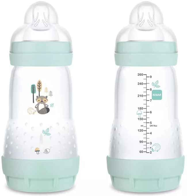 MAM BIBERON EASY START 260 ML 2+ TETTARELLA 2 MASCHIO 2 PEZZI - Metafarm