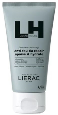 LIERAC HOMME BALSAMO DOPOBARBA 75 ML - Metafarm