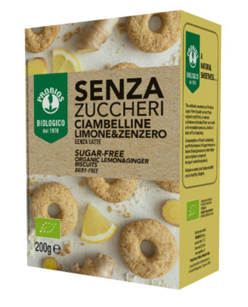 CIAMBELLINE LIMONE/ZENZERO SENZA ZUCCHERO 200 G - Metafarm