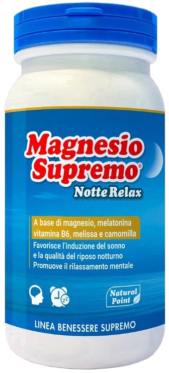 MAGNESIO SUPREMO NOTTE RELAX 150 G - Metafarm