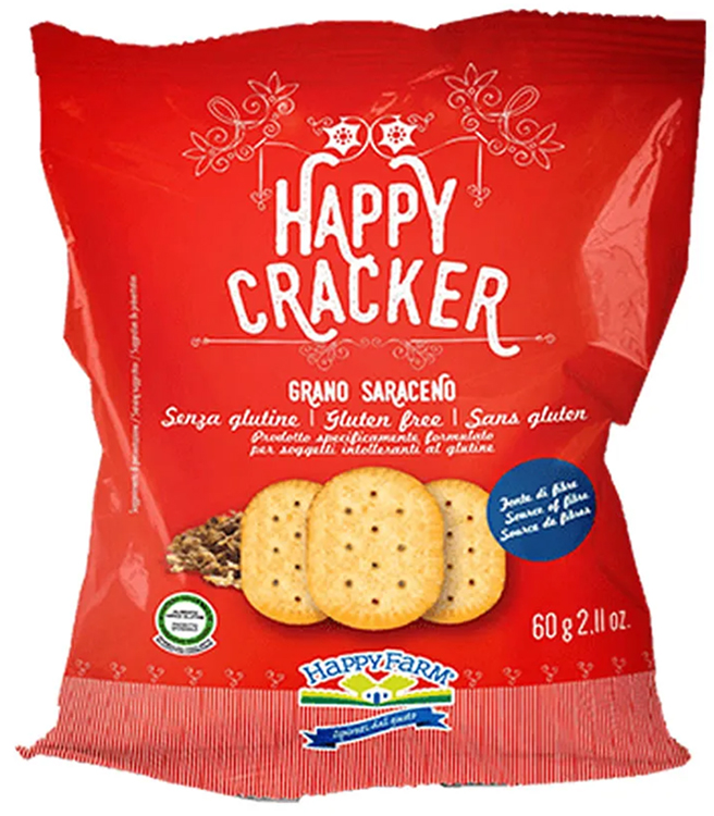 HAPPY FARM CRACKER GRANO SARACENO 60 G - Metafarm