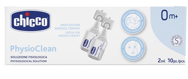 CHICCO SOLUZIONE PHYSIOCLEAN 2 ML 10 PEZZI - Metafarm