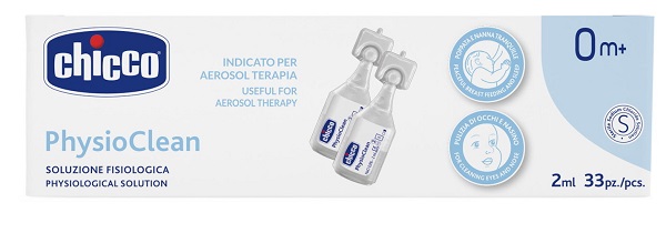 CHICCO SOLUZIONE PHYSIOCLEAN 2 ML 33 PEZZI - Metafarm
