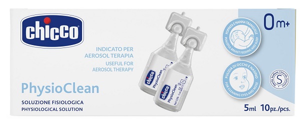CHICCO SOLUZIONE PHYSIOCLEAN 5 ML 10 PEZZI - Metafarm