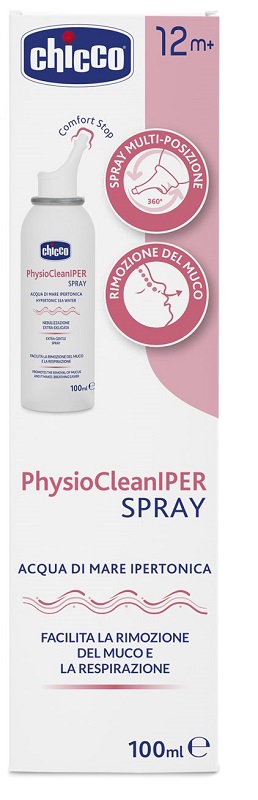 CHICCO PHYSIOCLEAN SOLUZIONE IPERTONICA SPRAY 100 ML - Metafarm
