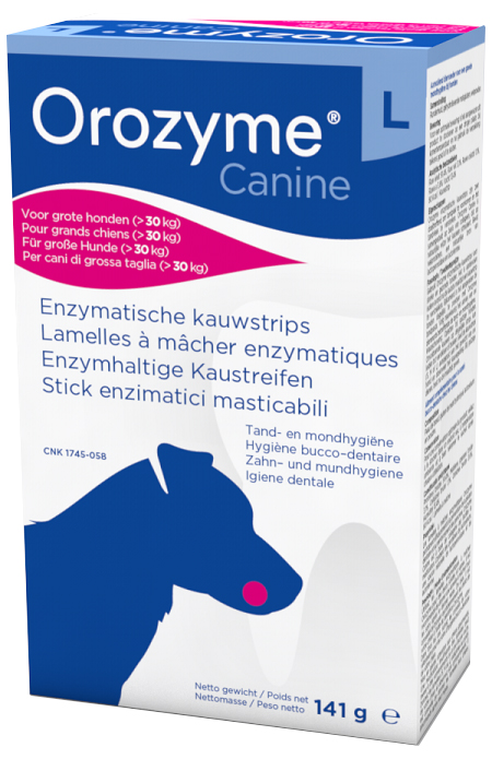 OROZYME CANINE STRISCE ENZIMATICHE MASTICABILI PER CANI DI TAGLIA GRANDE - Metafarm