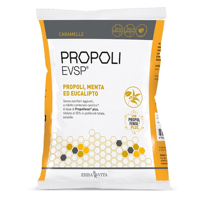 PROPOLI EVSP CARAMELLE PROPOLI MENTA EUCALIPTO 65 G - Metafarm