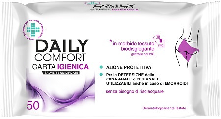 DAILY COMFORT CARTA IGIENICA 50 PEZZI - Metafarm