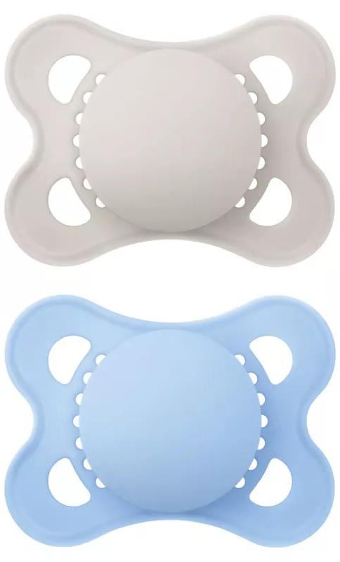 MAM SUCCHIETTO ORIGINAL 2-6 MESI SILICONE MASCHIO 2 PEZZI - Metafarm