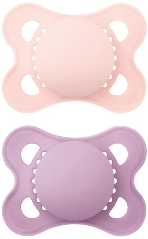 MAM SUCCHIETTO ORIGINAL 2-6 MESI SILICONE FEMMINA 2 PEZZI - Metafarm