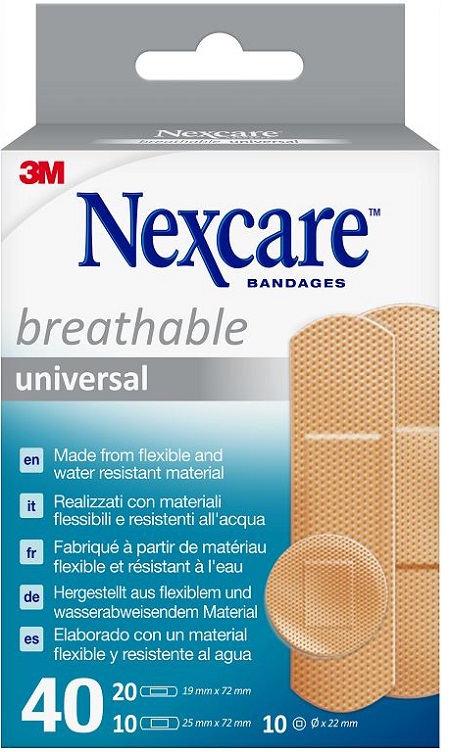CEROTTO PREPARATO NEXCARE UNIVERSAL ASSORTITI 20 CEROTTO 19X72MM + 10 CEROTTO 25X72MM + 10 CEROTTO TONDI 22,5MM - Metafarm