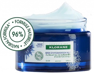 KLORANE CREMA IDRATANTE NOTTE FIORDALISO ACIDO IALURONICO 50 ML - Metafarm