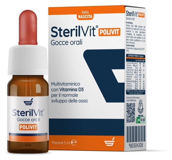 STERILVIT POLIVIT GOCCE 5 ML - Metafarm