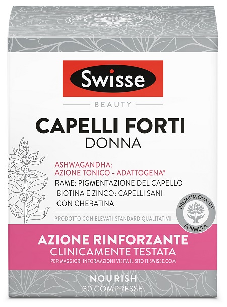 SWISSE CAPELLI FORTI DONNA 30 COMPRESSE - Metafarm