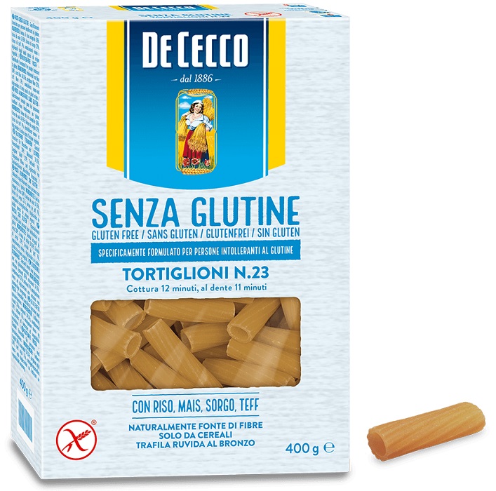 DE CECCO TORTIGLIONI N23 400 G - Metafarm