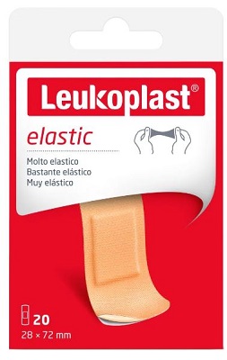 LEUKOPLAST ELASTIC 72X28 20 PEZZI - Metafarm