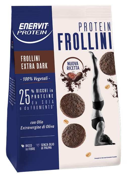 ENERVIT PROTEIN FROLLINI EXTRA DARK 200 G - Metafarm