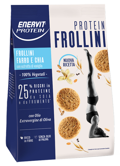 ENERVIT PROTEIN FROLLINI FARRO CHIA 200 G - Metafarm