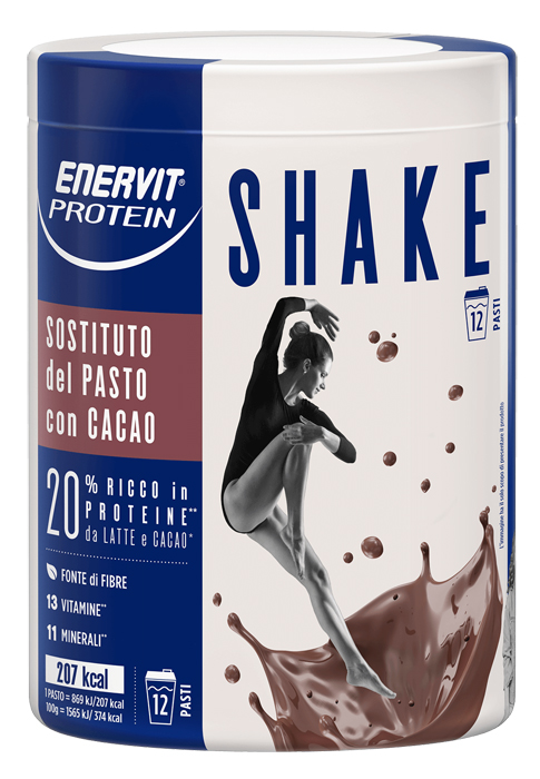 ENERVIT PROTEIN SHAKE CACAO 12 PASTI - Metafarm