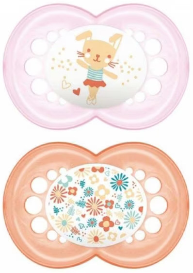 MAM SUCCHIETTO ORIGINAL 16+ SILICONE FEMMINA 2 PEZZI - Metafarm