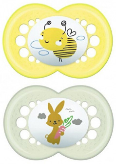 MAM SUCCHIETTO ORIGINAL 16+ SILICONE NEUTRO 2 PEZZI - Metafarm