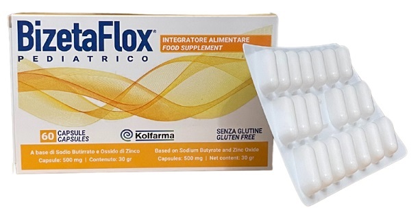 BIZETAFLOX PEDIATRICO 60 CAPSULE DA 500 MG - Metafarm