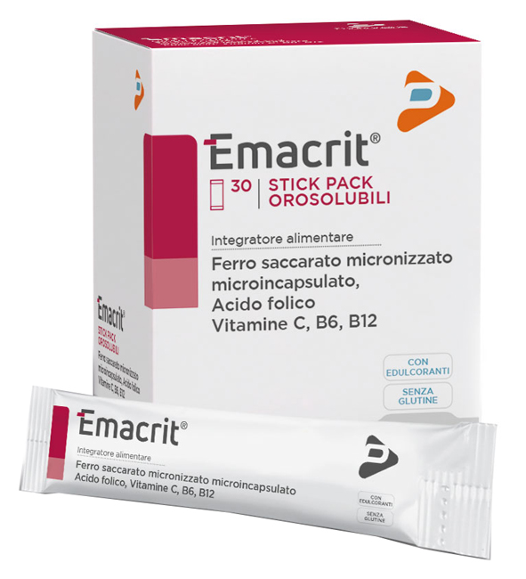 EMACRIT OROSOLUBILE 30 STICK PACK - Metafarm