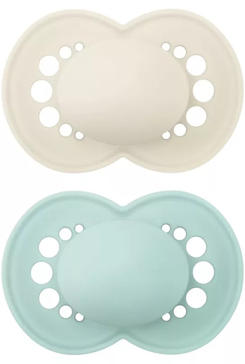 MAM SUCCHIETTO ORIGINAL NIGHT 16+ SILICONE NEUTRO 2 PEZZI - Metafarm