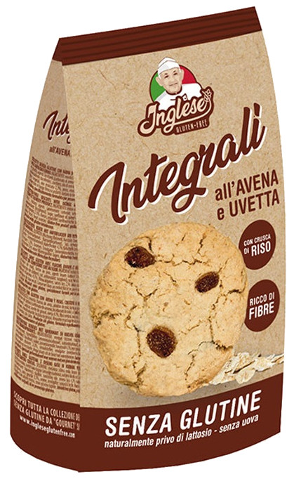 INGLESE BISCOTTI AVENA UVETTA 300 G - Metafarm