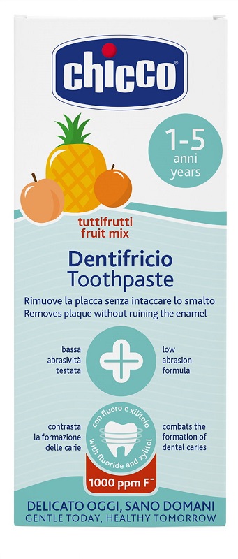 CHICCO DENTIFRICIO TUTTIFRUTTI DA 1 A 5 ANNI CON FLUORO - Metafarm