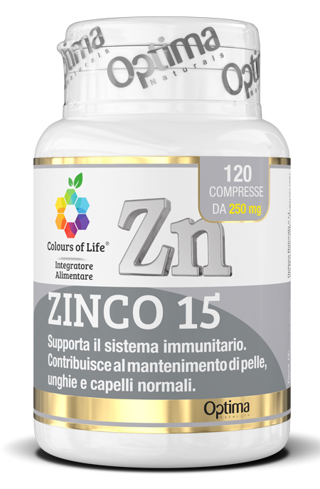 COLOURS OF LIFE ZINCO 15 120 COMPRESSE - Metafarm