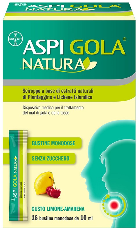 ASPI GOLA NATURA 16 BUSTINE MONODOSE DA 10 ML - Metafarm