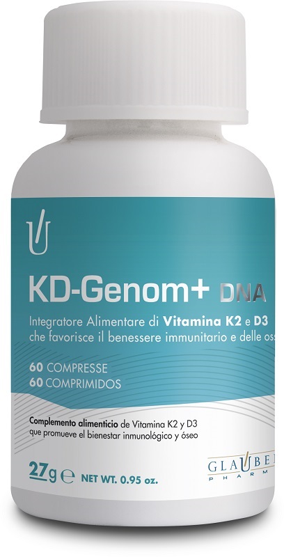 GLAUBER PHARMA KD-GENOM+ DNA 60 COMPRESSE - Metafarm