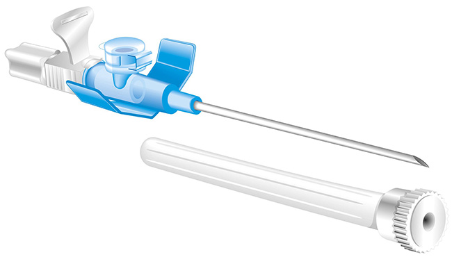AGO CANNULA A 2 VIE STERILE MONOUSO VENOPIC FEP GAUGE 22X25 1 PEZZO - Metafarm