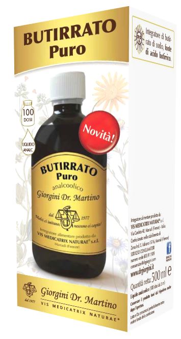 BUTIRRATO PURO LIQUIDO ANALCOLICO 500 ML - Metafarm