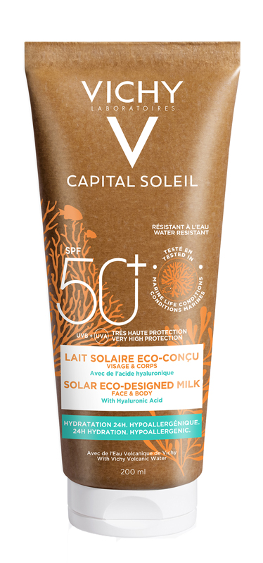 CAPITAL SOLEIL LATTE SOLARE ECO-SOSTENIBILE SPF50+ 200 ML - Metafarm