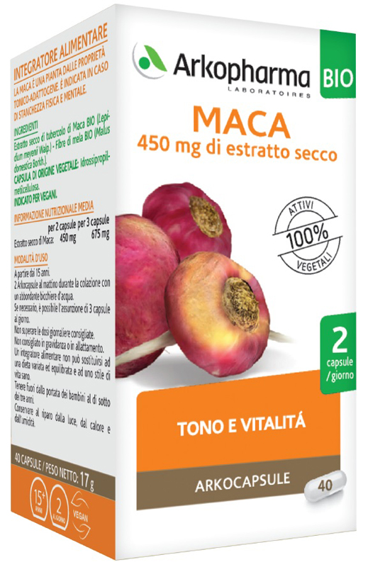 ARKO CAPSULE MACA BIO 40 CAPSULE - Metafarm