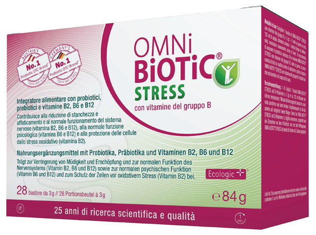 OMNI BIOTIC STRESS VITAMINE GRUPPO B 28 BUSTINE DA 3 G - Metafarm